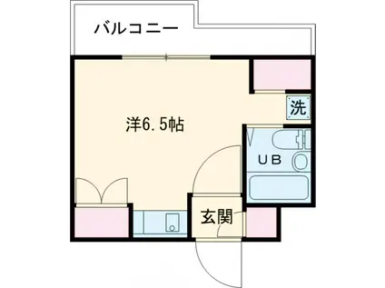 第3丸仙ハイツ(ワンルーム/3階)の間取り写真