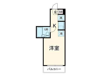 トップ磯子第3(ワンルーム/5階)の間取り写真