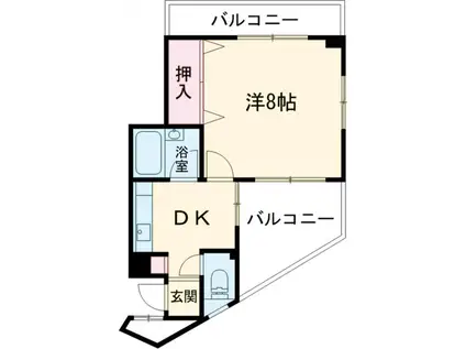 アイプレイス高野台(1K/3階)の間取り写真