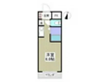 リエス習志野台(ワンルーム/4階)の間取り写真