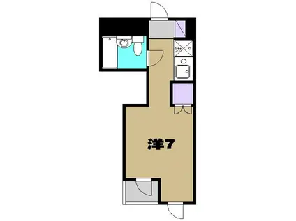 スターハイツ(ワンルーム/9階)の間取り写真