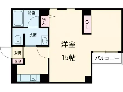 TAMONZ(1K/6階)の間取り写真