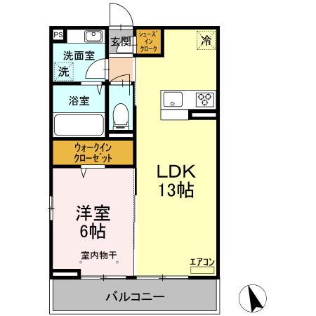 ルミナーレ(1LDK/3階)の間取り写真
