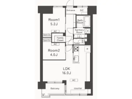 アリススプリングス綾瀬(3LDK/7階)の間取り写真