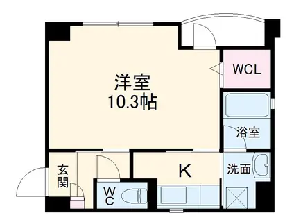 LA MARNE(1K/4階)の間取り写真