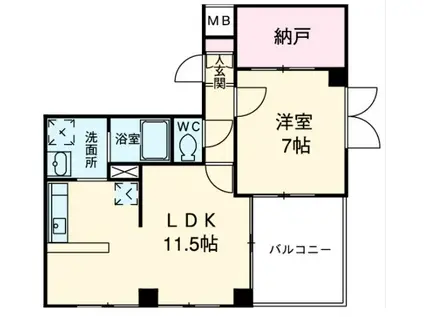 SOHO SATO(1SLDK/3階)の間取り写真