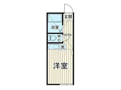 ユナイト根岸マシューボールトン(ワンルーム/2階)の間取り写真