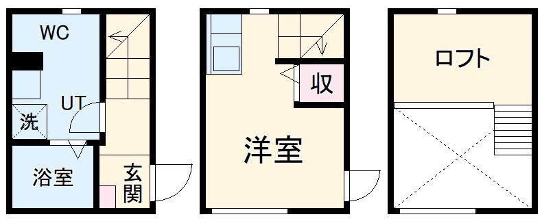 ARMY I(1K)の間取り写真