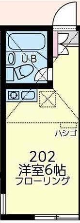 ユナイト鶴見ロザリオ(ワンルーム/2階)