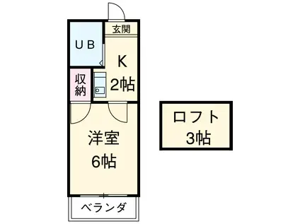 プレジオ本笠寺(1K/1階)の間取り写真