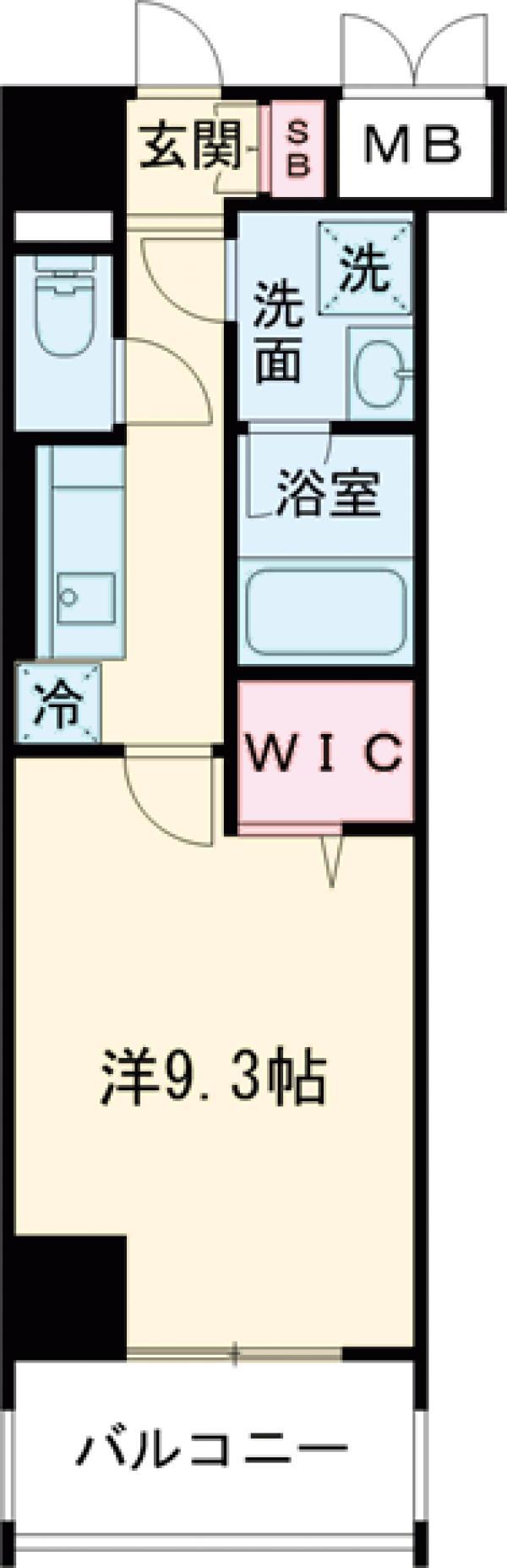 NS PARK RESIDENCE 高田馬場(1K/5階)の間取り写真
