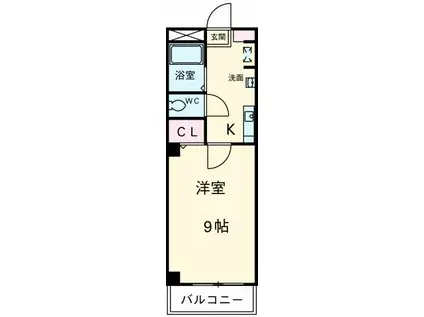 アネックス21(1K/3階)の間取り写真