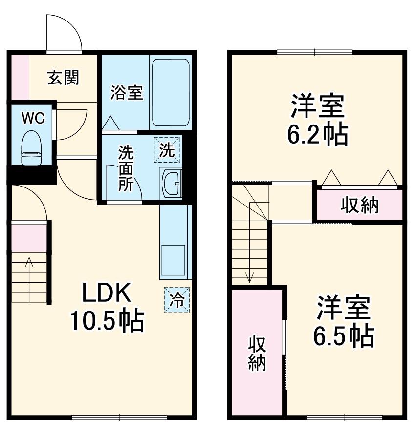 Foresty Court(2LDK)の間取り写真