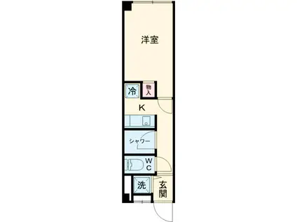 APARTMENT KYODO SETAGAYA 2(1K/2階)の間取り写真