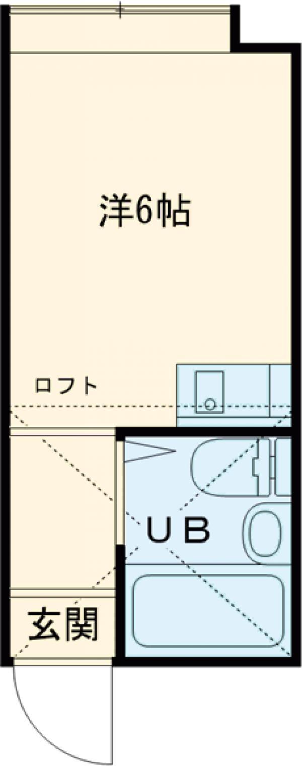 メゾンイワト(ワンルーム/1階)の間取り写真
