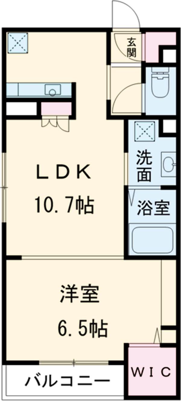 レジデンス葛西2(1LDK/3階)の間取り写真