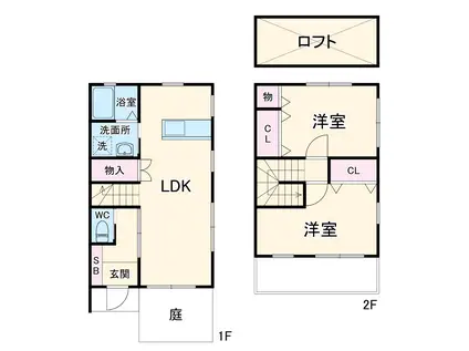 OMメゾンゆうひ(2LDK)の間取り写真