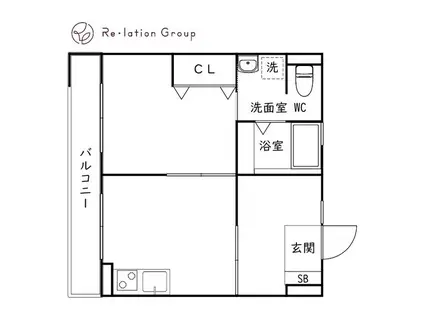 GRAND MAISON 葵(1DK/1階)の間取り写真