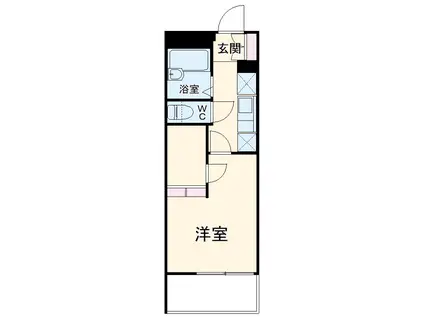 レオパレスエテルノ セラ下野毛(1K/1階)の間取り写真