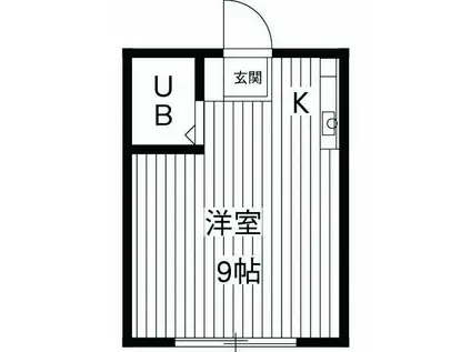 メゾンATB(ワンルーム/1階)の間取り写真