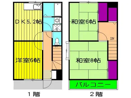MYリバティー(3DK)の間取り写真