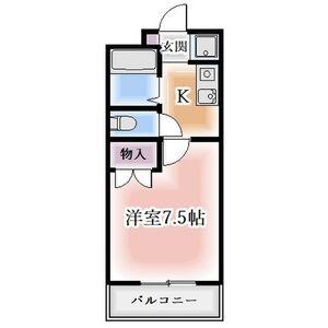 愛知環状鉄道 愛環梅坪駅 徒歩16分 4階建 築34年(1K/1階)の間取り写真