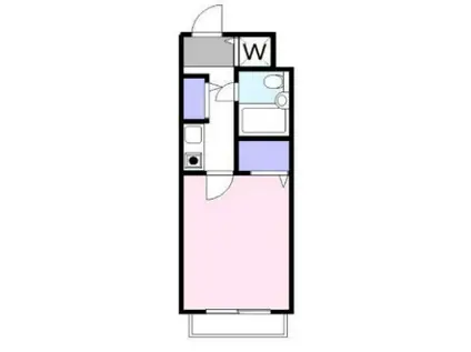 クレッセント武蔵小山2(1K/4階)の間取り写真