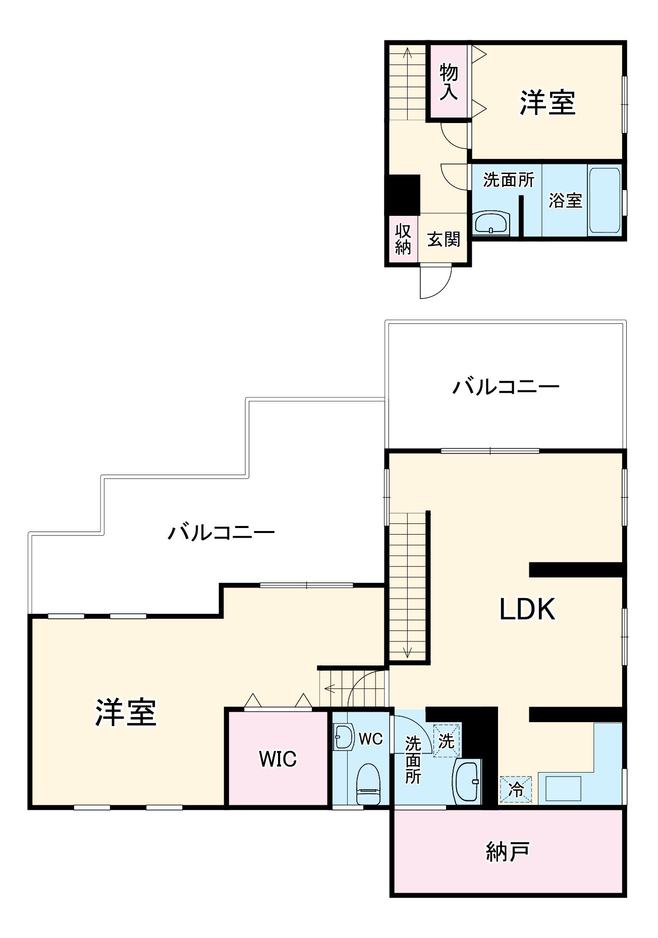 ザ・テラス(3LDK)の間取り写真