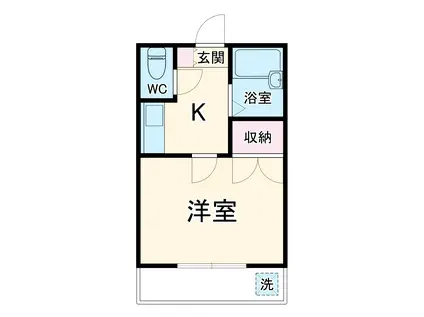ADAN HOUSE(1K/2階)の間取り写真