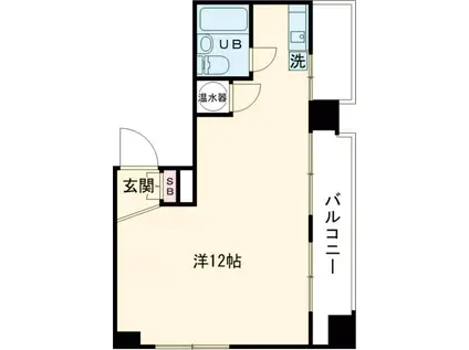 サンパティオ高田馬場(ワンルーム/5階)の間取り写真