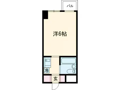 フォーシム用賀(1K/3階)の間取り写真