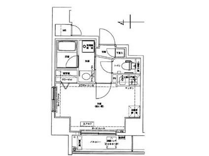 ドルチェ中野壱番館(ワンルーム/7階)の間取り写真