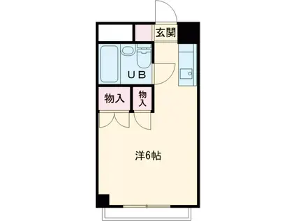 パレスナカノ(ワンルーム/3階)の間取り写真