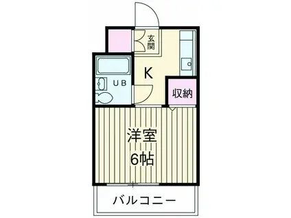 小泉マンション(1K/2階)の間取り写真