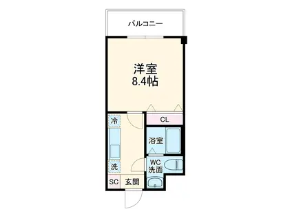 AYUTAKA2(1K/3階)の間取り写真