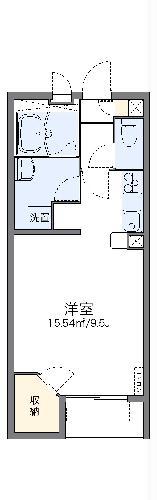 レオネクストホワイトバーチⅡ(1K/2階)の間取り写真