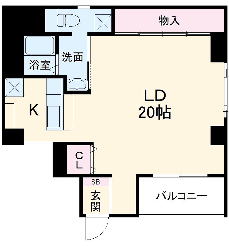 Life inn 桜山(ワンルーム)の間取り写真
