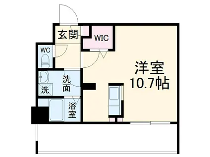 ヴィアロ千種スクエア(ワンルーム/6階)の間取り写真