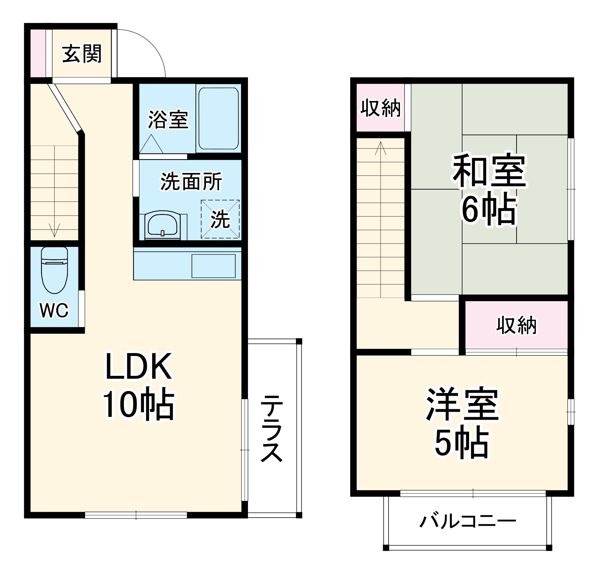 レスポワール三田(2LDK)の間取り写真