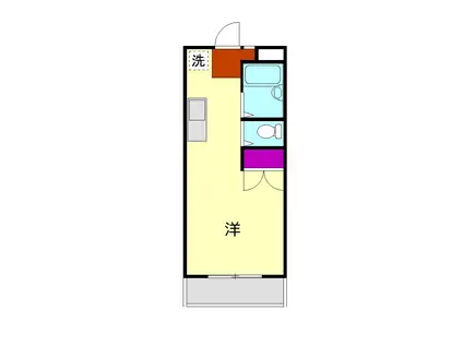 センチュリー21厚木(1K/2階)の間取り写真