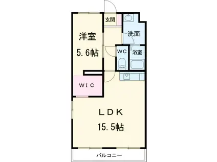 TEA LEAVES(1LDK/3階)の間取り写真