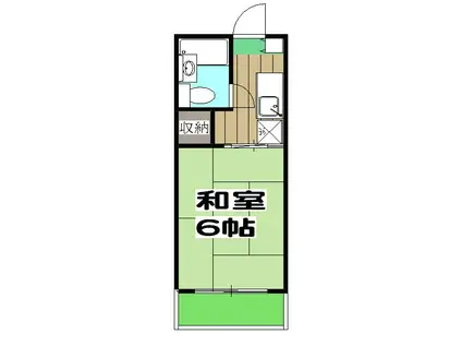 メゾン山本(1K/3階)の間取り写真