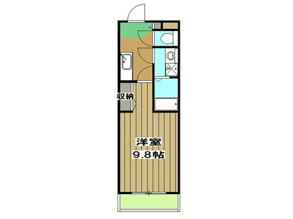 EXCEED西院(1K/4階)の間取り写真