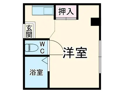 マルコーマンション(ワンルーム/4階)の間取り写真