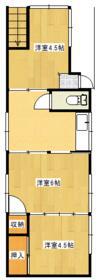 内山荘(3DK/1階)の間取り写真