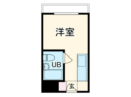 メゾン・スリーオーク(1K/4階)の間取り写真