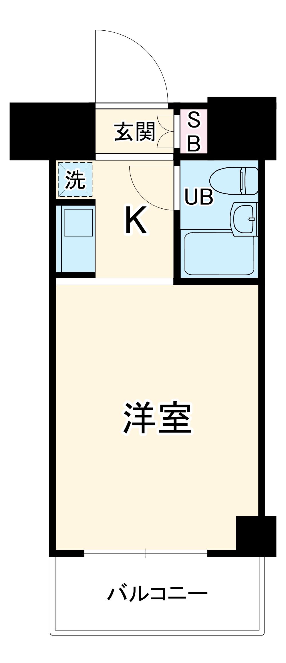 伊勢佐木町ダイカンプラザCITY2(ワンルーム/10階)の間取り写真