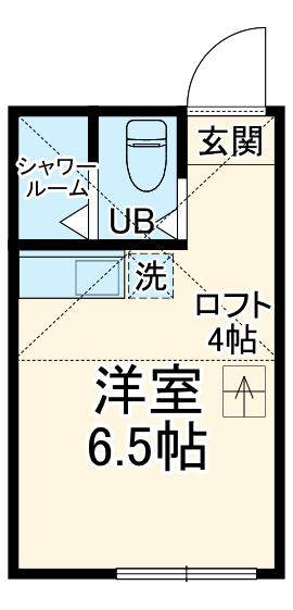 パークヴィレッジ日吉A棟(ワンルーム/1階)の間取り写真
