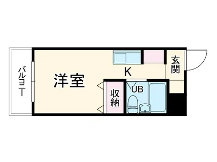 メゾンドフランシーズ(ワンルーム/2階)の間取り写真