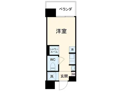 HANAHOUSE MAEJIMA(ワンルーム/7階)の間取り写真